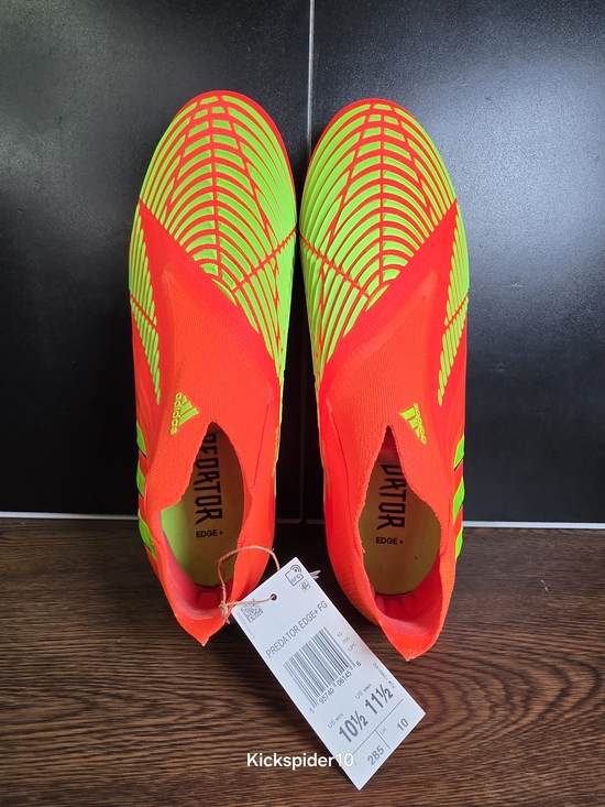 Adidas Predator Edge+ FG Game Data Pack GW1039 Solar Red Cleats Men Size 10.5 main image 15